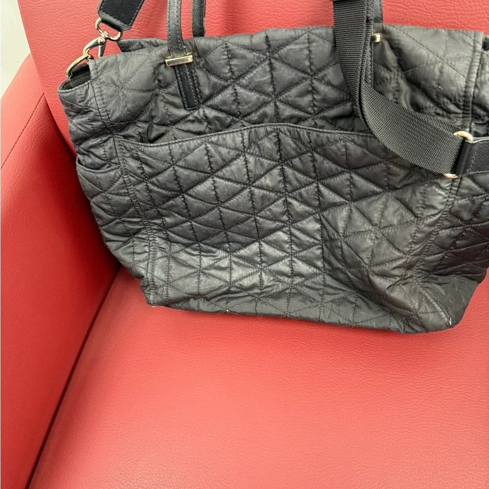 Kate Spade Quilted Black Baby Bag